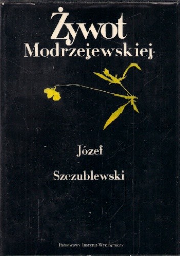 Okładka książki Żywot Modrzejewskiej