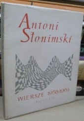 Okładka książki Wiersze 1958-1963 Antoni Słonimski