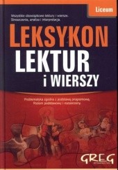 Okładka książki Leksykon lektur i wierszy Agnieszka Nawrot, Anna Popławska, Aldona Szóstak