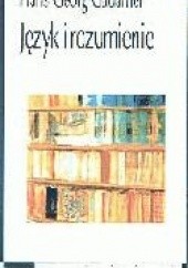 Okładka książki Język i rozumienie Hans-Georg Gadamer