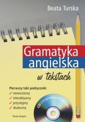 Okładka książki Gramatyka Angielska w Tekstach Beata Turska