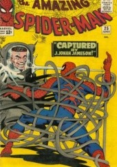Okładka książki Amazing Spider-Man - #025 - Captured by J. Jonah Jameson! Steve Ditko, Stan Lee