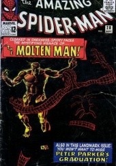 Okładka książki Amazing Spider-Man - #028 - The Menace of the Molten Man! Steve Ditko, Stan Lee