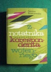 Okładka książki Z notatnika korespondenta wojennego Janina Broniewska