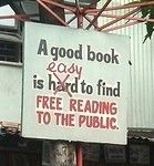 Biblioteka na ulicy działa w Manili