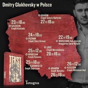 Dmitrij Glukhovsky odwiedzi Polskę z nową powieścią!