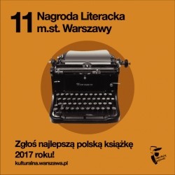 Zgłoś książkę do Nagrody Literackiej m.st. Warszawy!