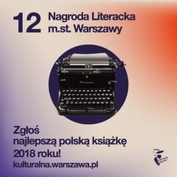 Zgłoś najlepszą polską książkę do Nagrody Literackiej m.st. Warszawy 