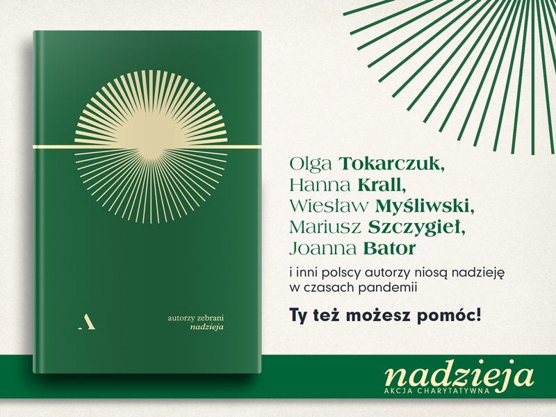 „Nadzieja” – polscy autorzy z pomocą dla seniorów. Przeczytaj opowiadanie Małgorzaty Rejmer