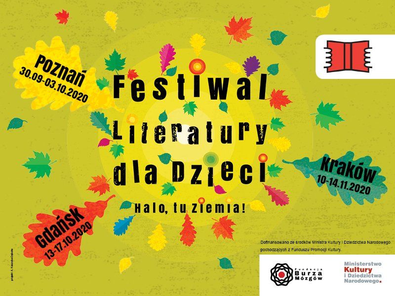 7. Festiwal Literatury dla Dzieci w Poznaniu, Gdańsku i Krakowie