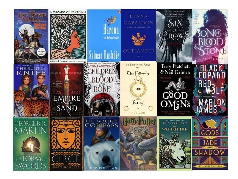 100 najlepszych książek fantasy wg „Time’a” bez polskiego cyklu o „Wiedźminie”