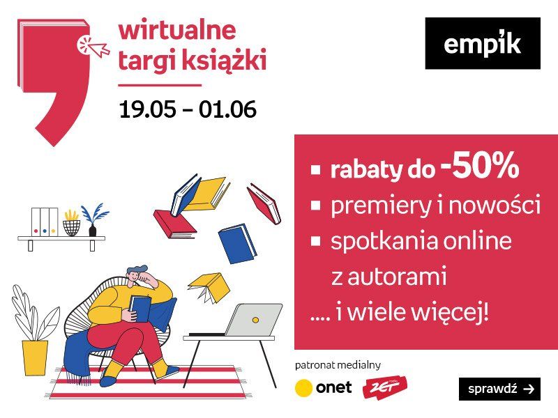 Chmielarz, Żulczyk, Krajewski i wielu innych na Wirtualnych Targach Książki Empiku
