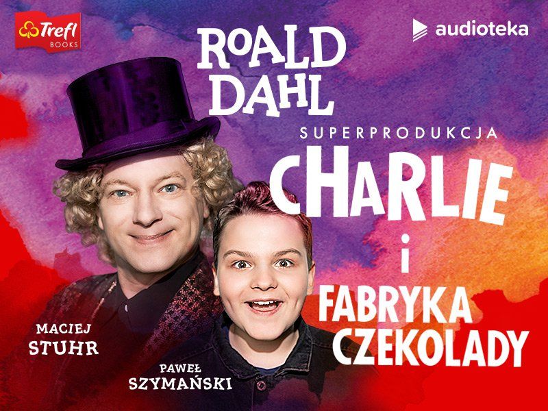 Audiobook Charlie I Fabryka Czekolady Maciej Stuhr jako Willy Wonka w nowym audiomusicalu Audioteki „Charlie