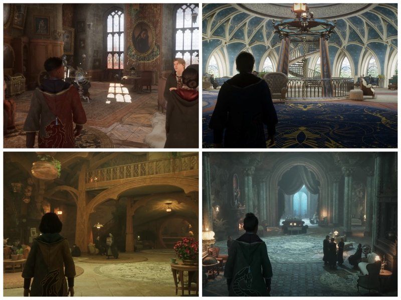 Hogwarts Legacy: przespaceruj się po pokojach wspólnych wszystkich czterech Domów Hogwartu