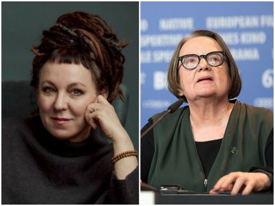 Olga Tokarczuk staje w obronie Agnieszki Holland. Mocne słowa noblistki
