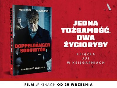 Weź udział w konkursie i wygraj książkę „Doppelganger. Sobowtór“ razem z biletami do kina!