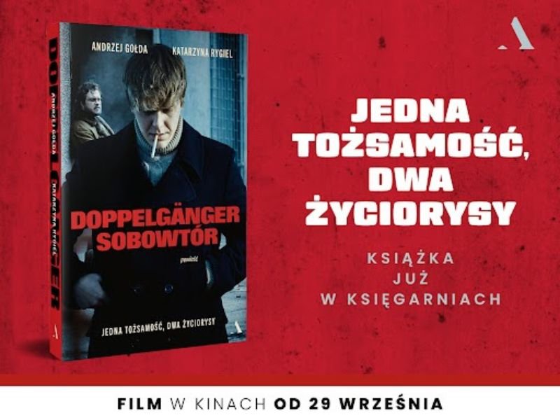 Weź udział w konkursie i wygraj książkę „Doppelganger. Sobowtór“ razem z biletami do kina!