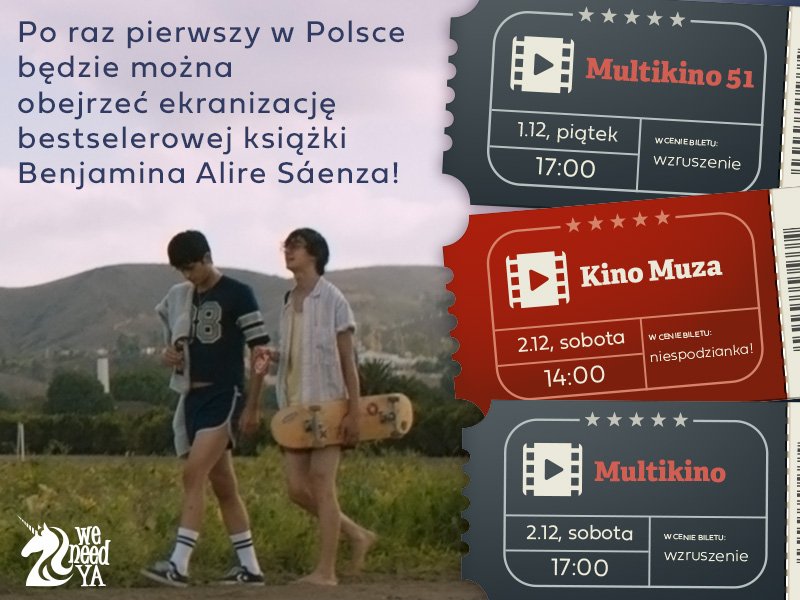 Arystoteles i Dante pierwszy raz w Polsce na dużym ekranie!
