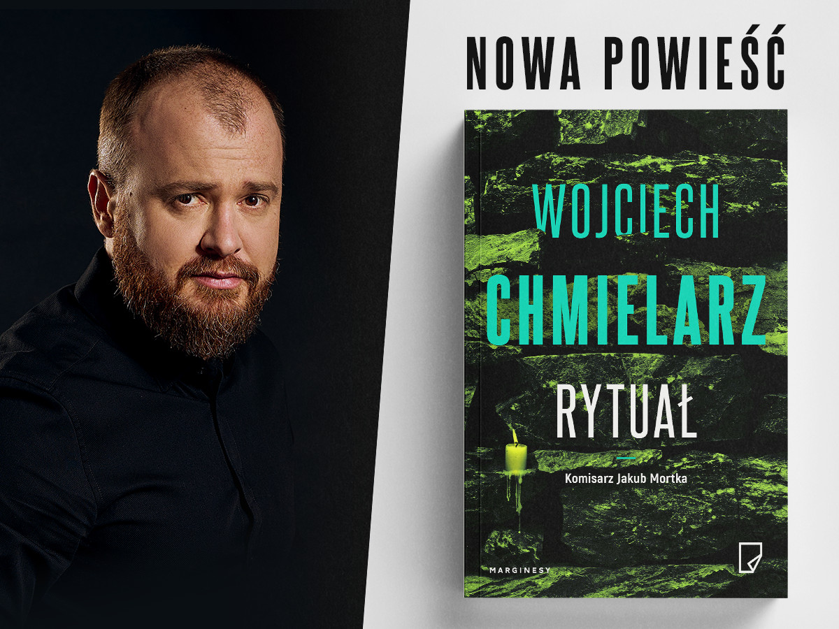 Premiera powieści „Rytuał“! Wygraj pakiet książek Wojciecha Chmielarza z cyklu o Jakubie Mortce