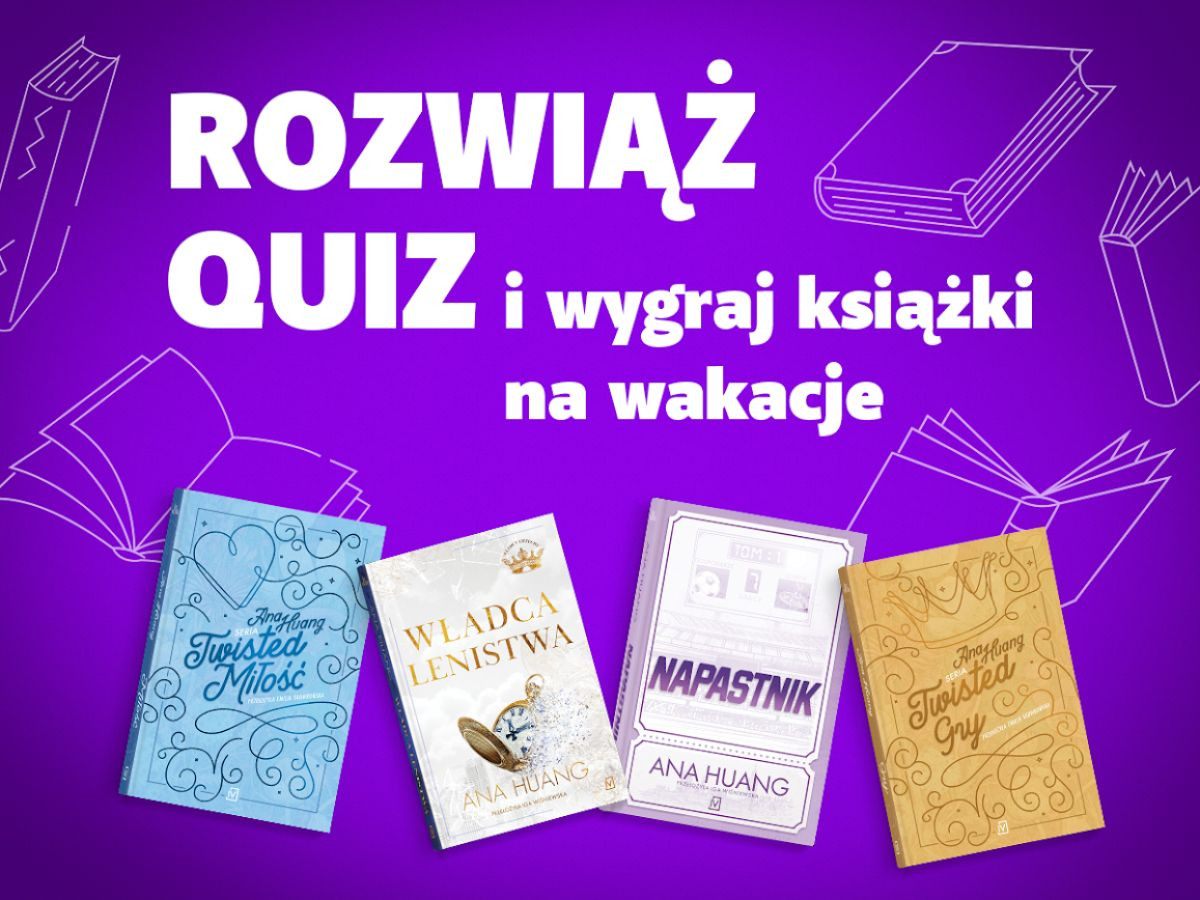 Rozwiąż quiz i wygraj pakiet książek na lato od Wydawnictwa Czwarta Strona