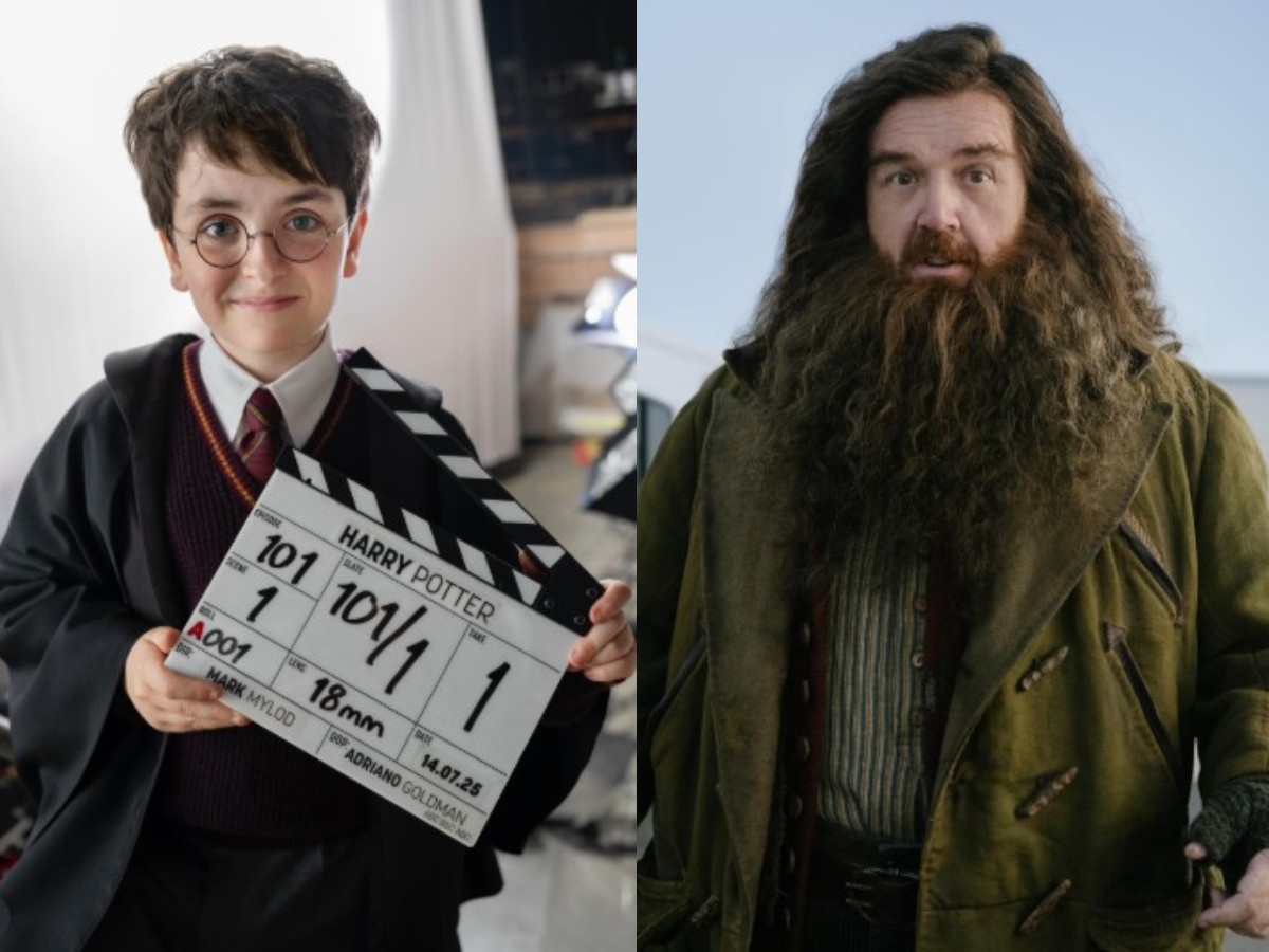 Harry i Hagrid już w Londynie! Nowe wideo z planu serialu