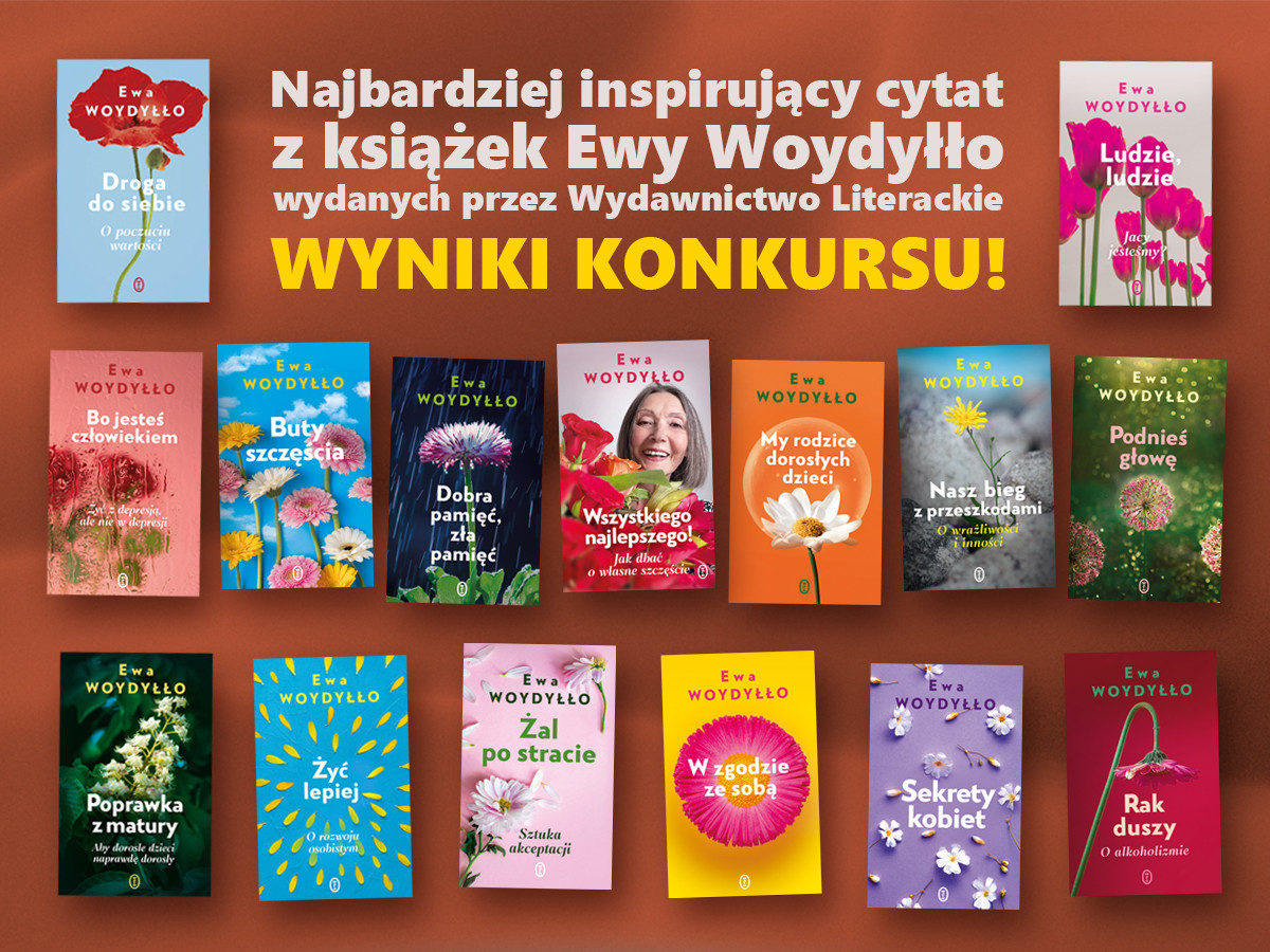 Kto spotka się z Ewą Woydyłło? Znamy zwycięzców konkursu „Złoty cytat”!