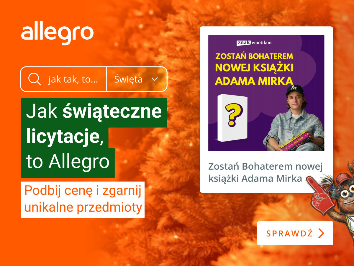 Zostań bohaterem książki Adama Mirka! Ruszyły świąteczne charytatywne licytacje pełne literackich unikatów