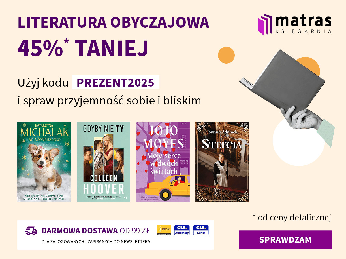 45% rabatu na literaturę obyczajową, która umila zimowe wieczory na matras.pl