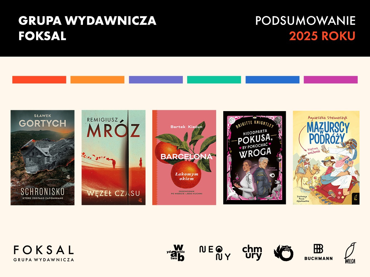 Grupa Wydawnicza Foksal podsumowuje 2025 rok