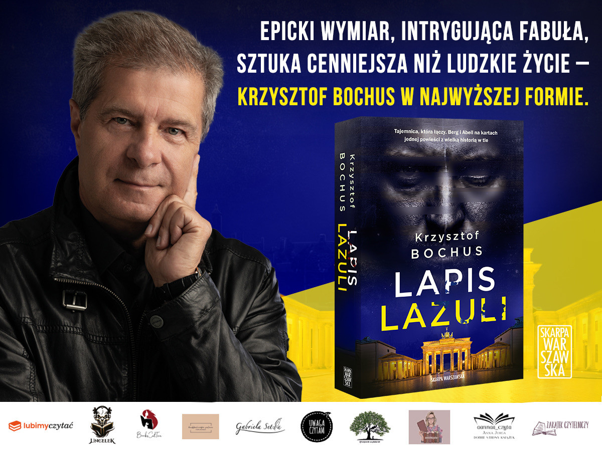 Mściciel z Amsterdamu. Krzysztof Bochus wraca z nową powieścią „Lapis Lazuli”