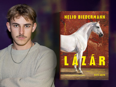 Nelio Biedermann z książką „Lazar”, o której mówi cała Europa