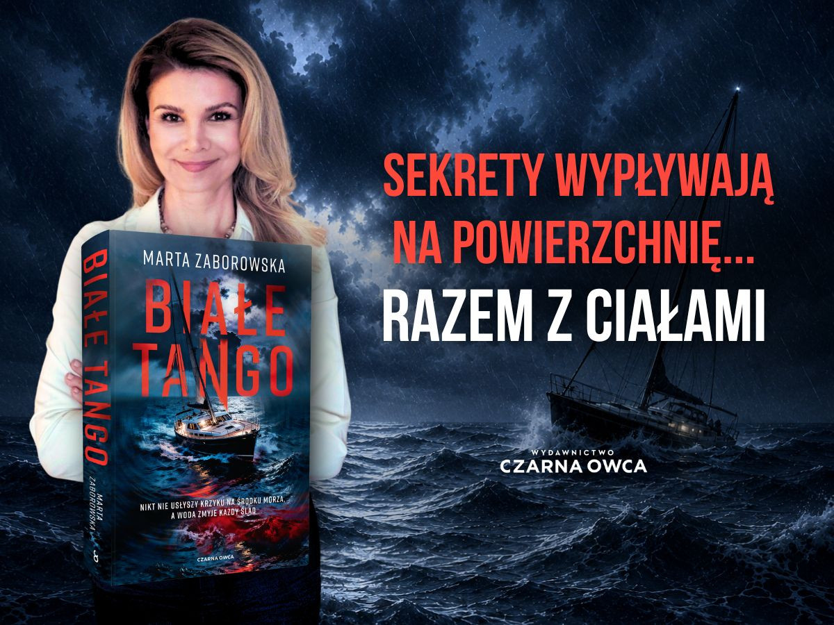 Morderca na pokładzie? Przeczytaj fragment „Białego tanga” Marty Zaborowskiej